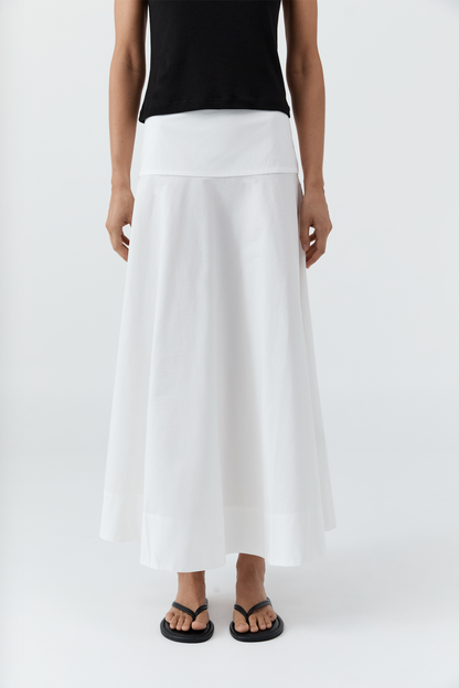 Cotton Circle Hem Skirt