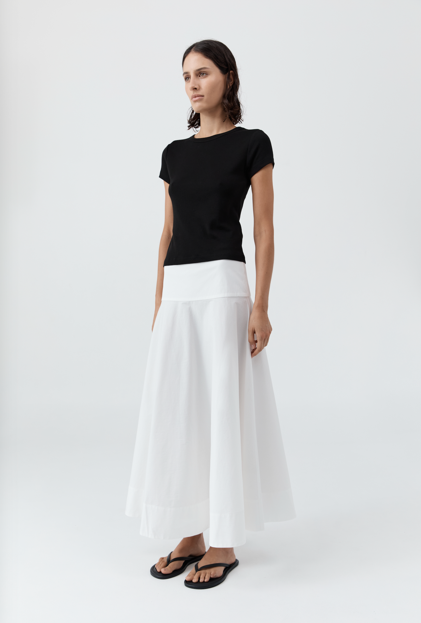 Cotton Circle Hem Skirt
