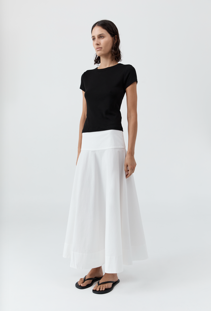 Cotton Circle Hem Skirt