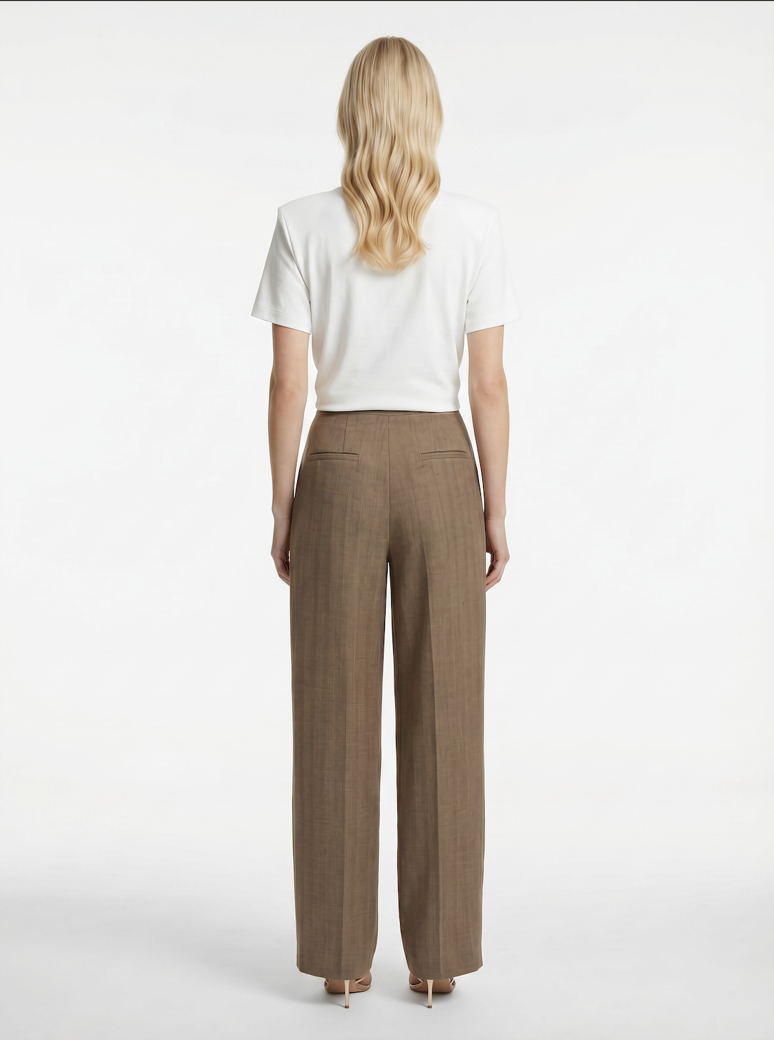 Plinth Herringbone Trouser