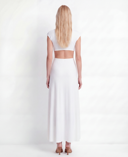 Droplet Crystal Clasp Tank Dress