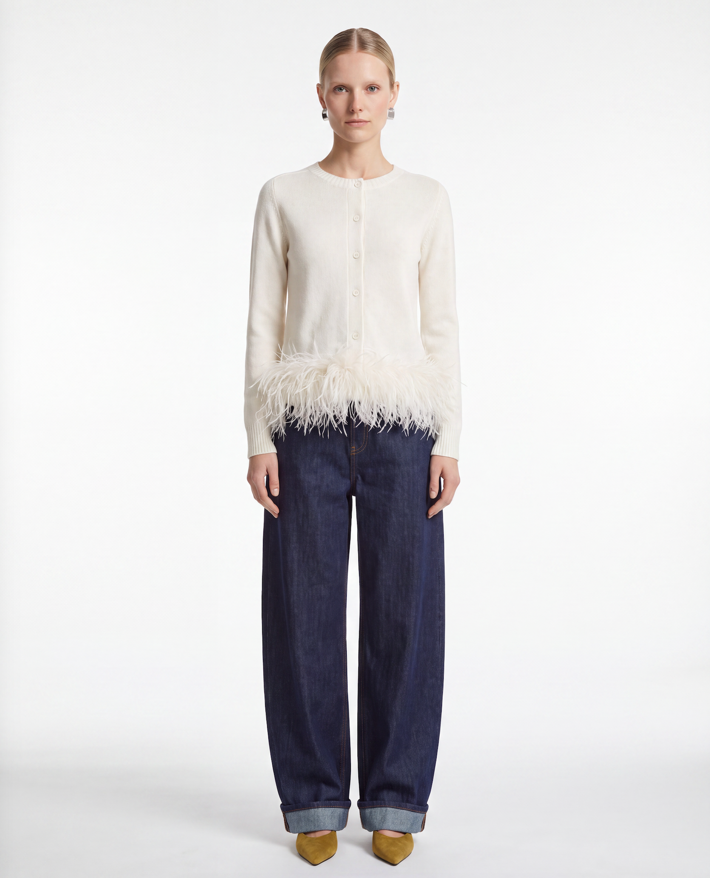 P.A.R.O.S.H Wide-Leg Jeans, view 4