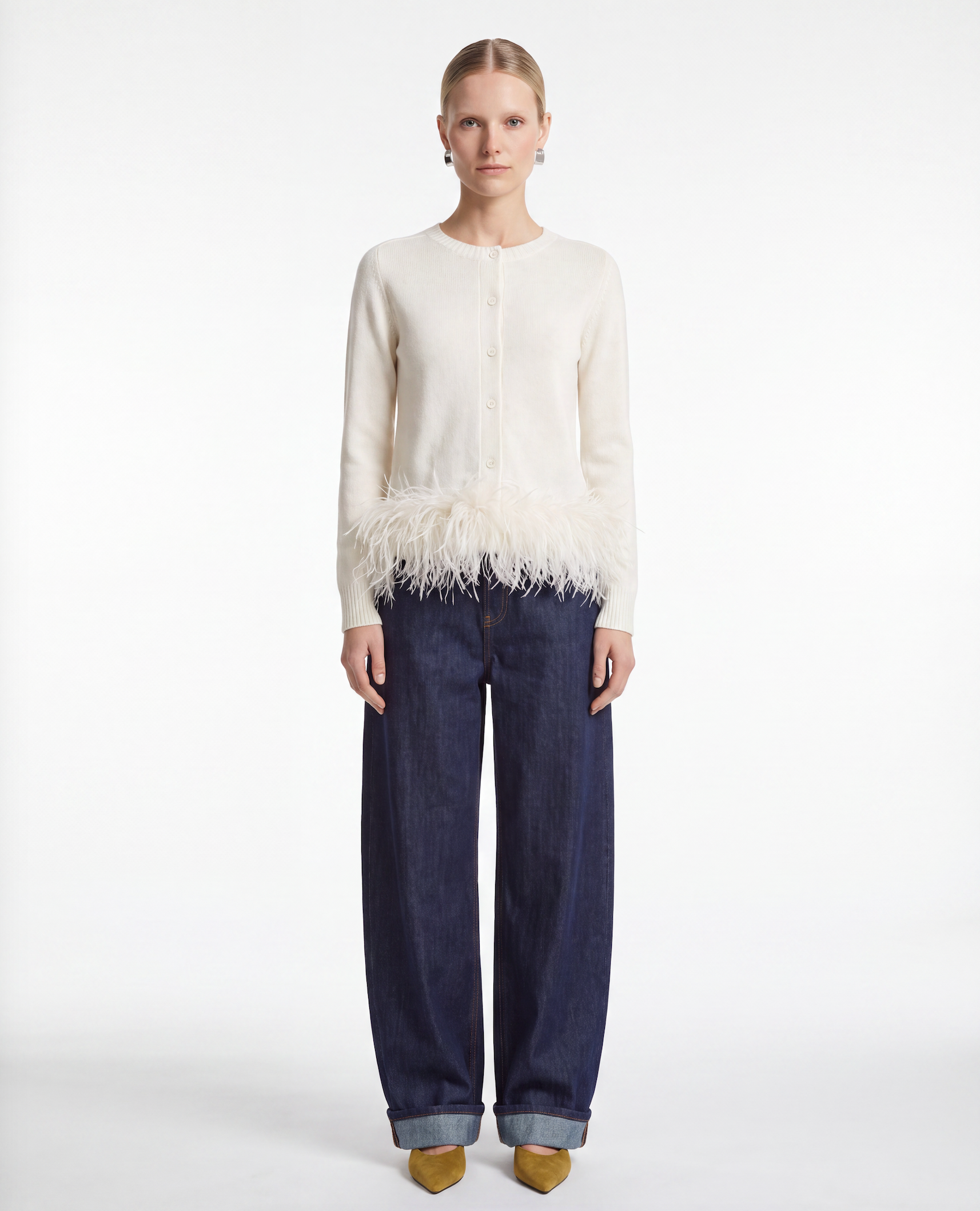 P.A.R.O.S.H Wide-Leg Jeans, view 4
