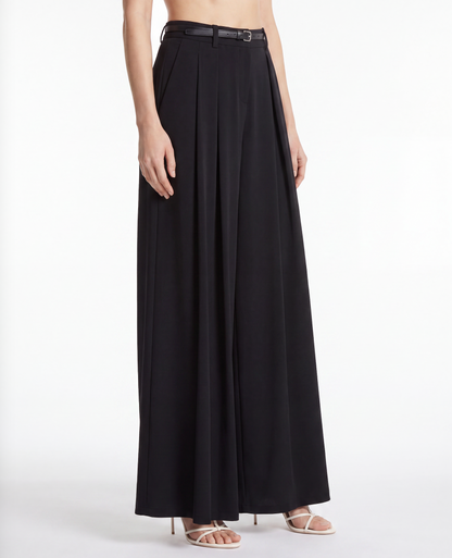 P.A.R.O.S.H Belted Wide-Leg Trouser, view 2