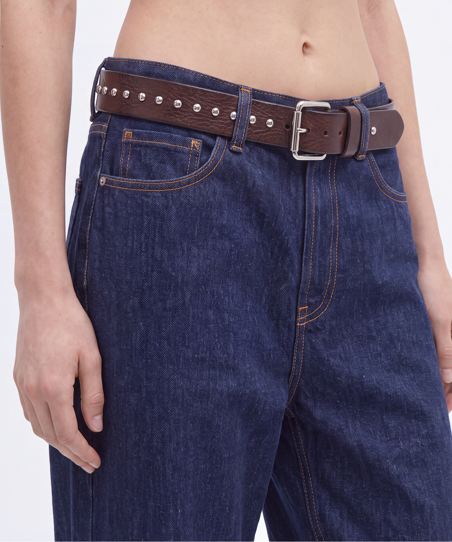P.A.R.O.S.H Studded Leather Belt, view 2