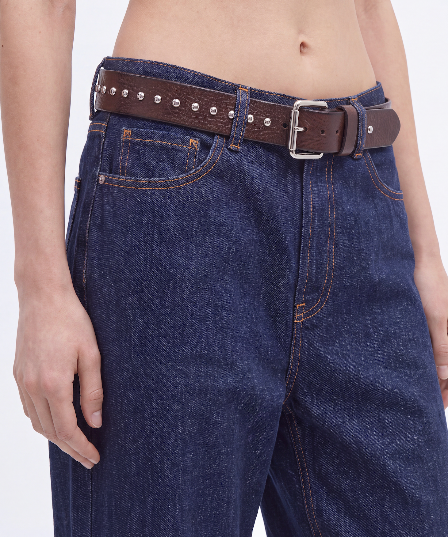 P.A.R.O.S.H Studded Leather Belt, view 2