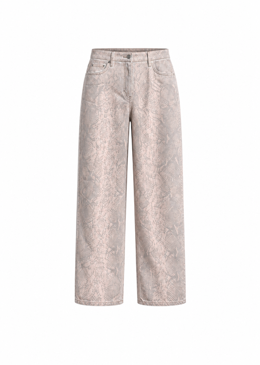 Mamba Python Print Jeans