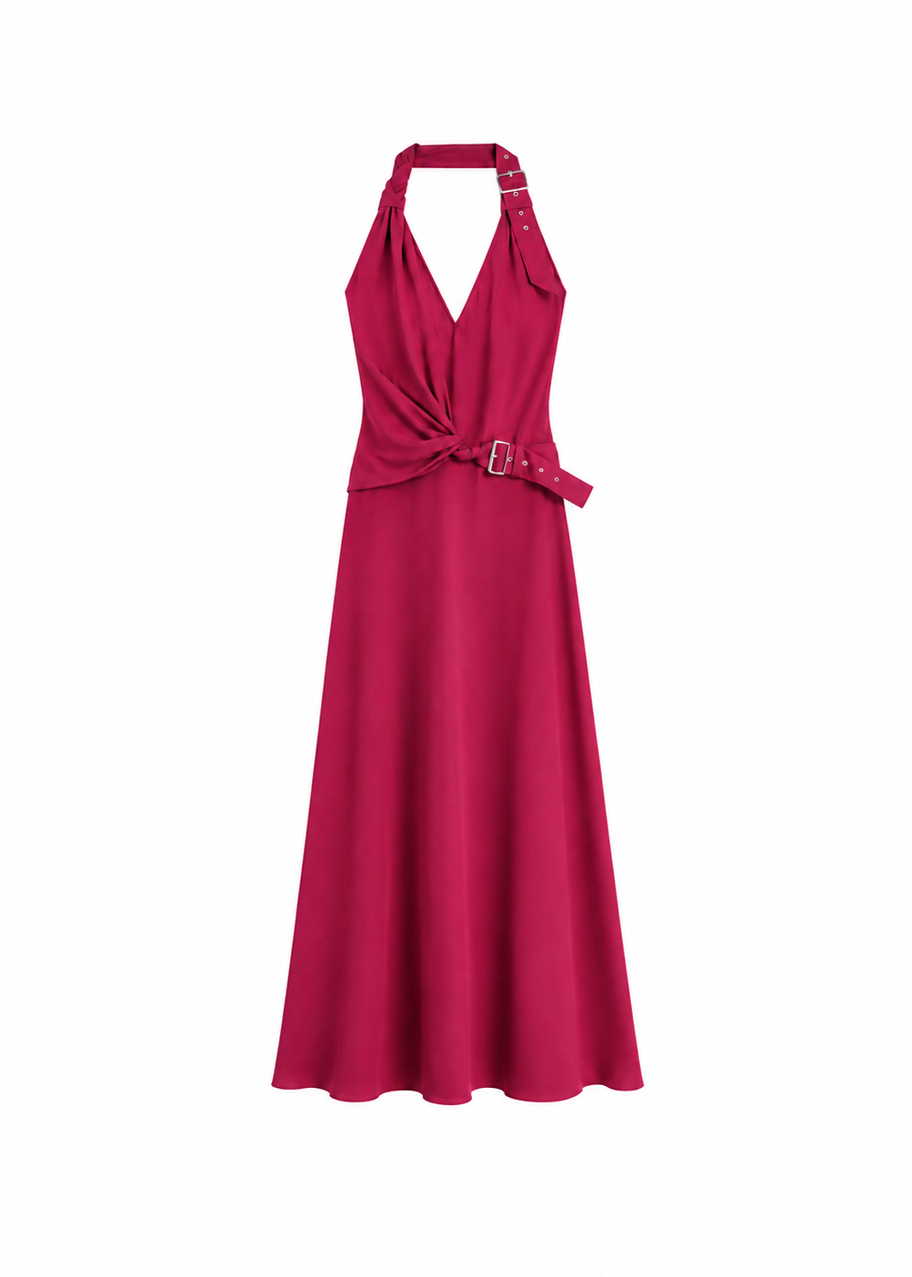 Vanela Buckle Maxi Dress