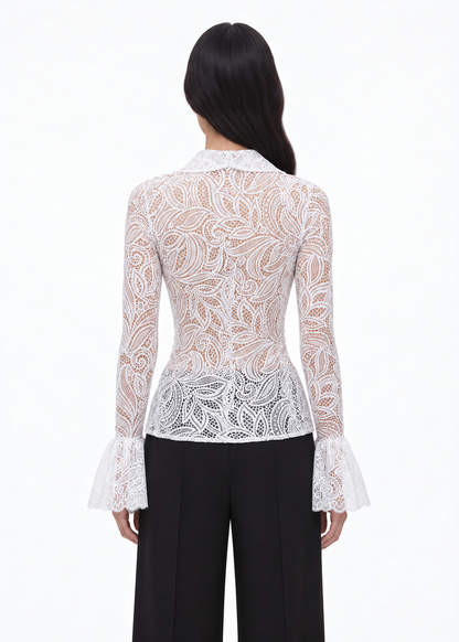 Lucienne Blouse in White