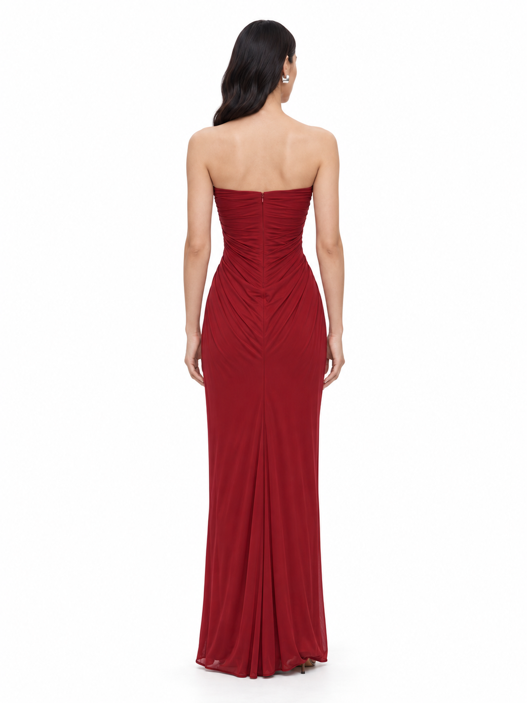 Helix Crystal Strapless Gown