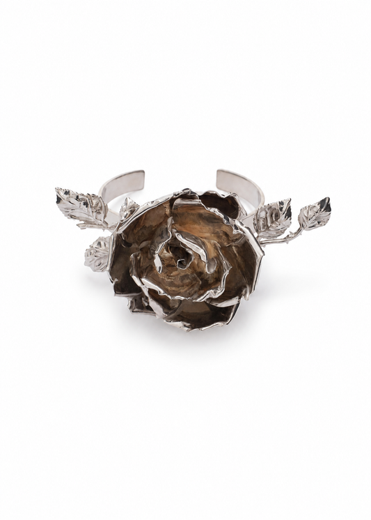 Rhodium-Plated Bracelet