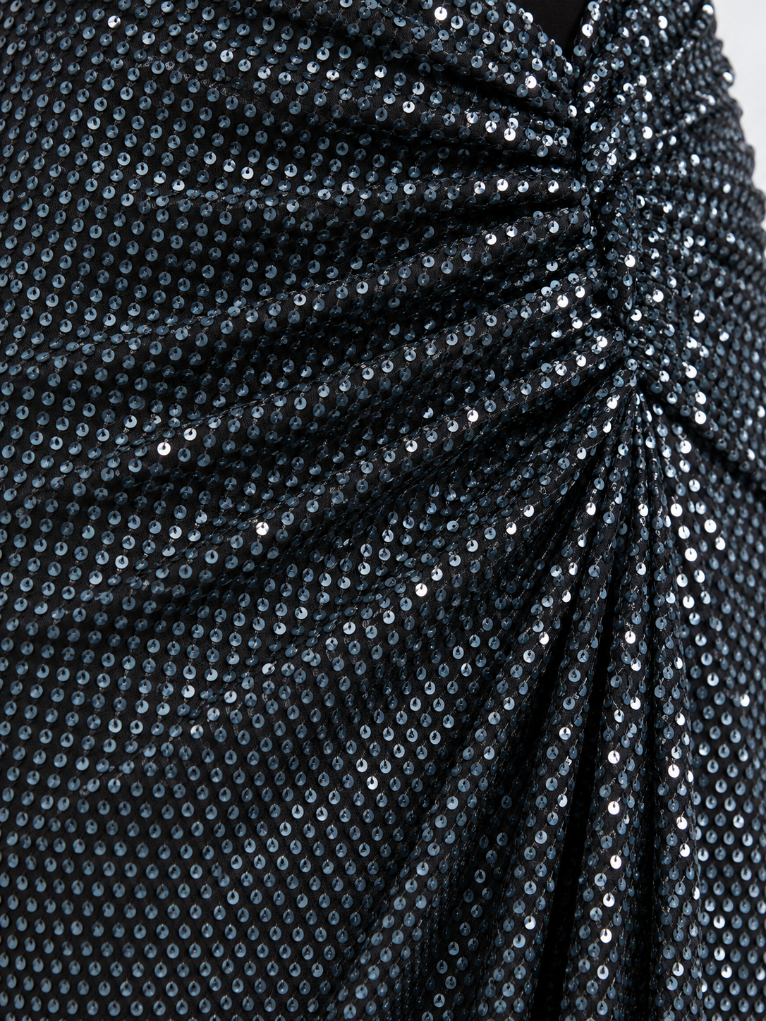 Opaline Sequin Fusion Ruched Tee Gown