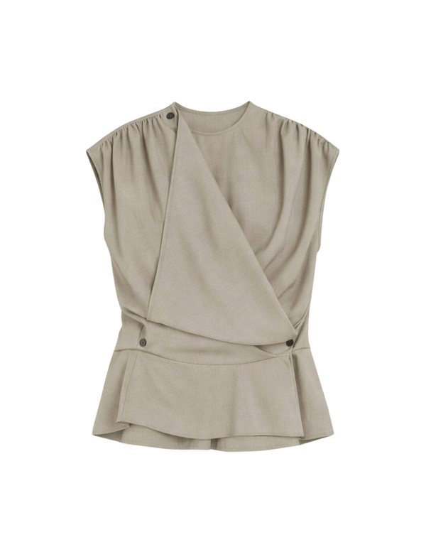 IRO Paris Scilla Top in olive green