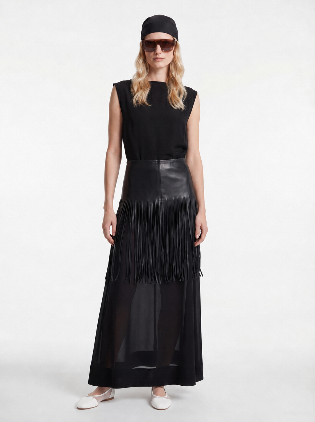 Fringe Belt Skirt