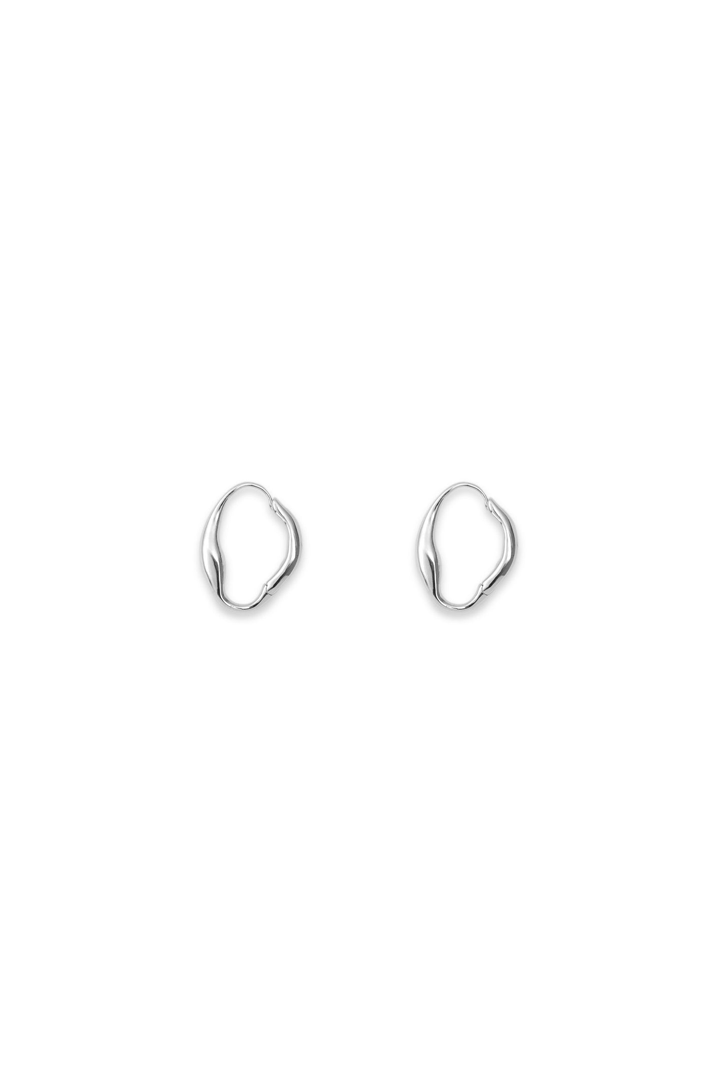 Version Hoops in Silver