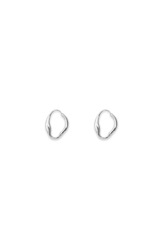 Version Hoops in Silver